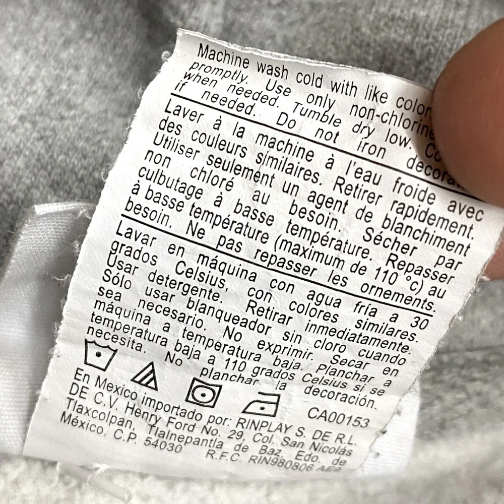 Vintage Champion Reverse Weave Grey Pullover Hoodie S - Picture 5 of 15